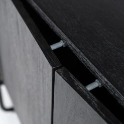 Stellingkast Mangohout -Meubelverkoop eleonora james stellingkast zwart mangohout 04 1