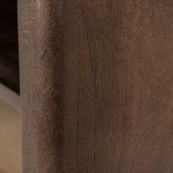 Vakkenkast Donker Hout Met Travertin Blad -Meubelverkoop eleonora lio vakkenkast donker hout met travertin blad 09