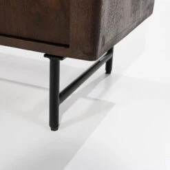 Vakkenkast Donker Hout Met Travertin Blad -Meubelverkoop eleonora lio vakkenkast donker hout met travertin blad 10