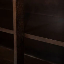 Vakkenkast Donker Hout Met Travertin Blad -Meubelverkoop eleonora lio vakkenkast donker hout met travertin blad 11