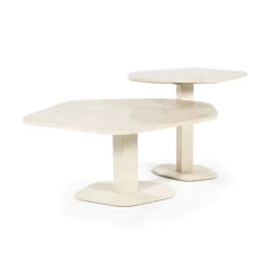 Bijzettafel Wit Marmer -Meubelverkoop eleonora lorenzo bijzettafel wit marmer 09