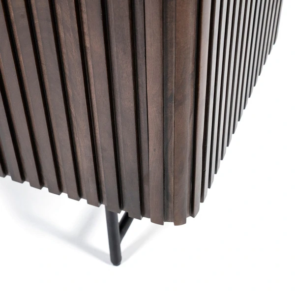 Dressoir Met Ronde Hoeken Donkerbruin 9 Dressoir Met Ronde Hoeken Donkerbruin - Afbeelding 7