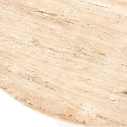 Ronde Eettafel Met Travertin Blad -Meubelverkoop eleonora sara ronde eettafel met travertin blad 05