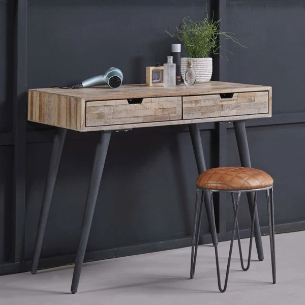 Bureau Van Teakhout Met Lades 3 Bureau Van Teakhout Met Lades