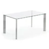 Eettafel Glas Met Chroom