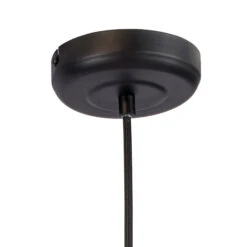 Grote Ronde Hanglamp Zwart Gaas -Meubelverkoop grote ronde hanglamp zwart gaas meshy bodio 06 2