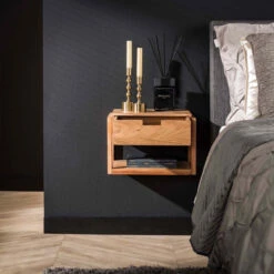 Hangend Nachtkastje Met Lade Acacia Hout -Meubelverkoop hangend nachtkastje met lade acacia hout gabi giani 03