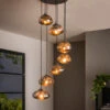 Hanglamp 7L Glas Met Metaal -Meubelverkoop hanglamp 7l glas met metaal cloud santa 01
