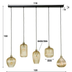 Hanglamp Met 5 Amberkleurige Kappen 13 Hanglamp Met 5 Amberkleurige Kappen -Meubelverkoop hanglamp met 5 amberkleurige kappen dale santa 06