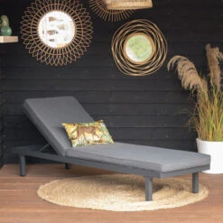 Zonnebed Antraciet