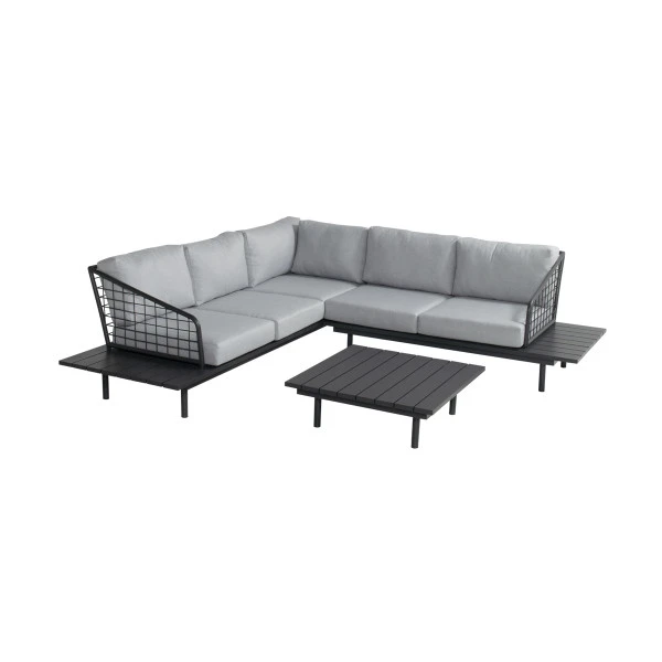 Design Loungeset Grijs Aluminium 3 Design Loungeset Grijs Aluminium