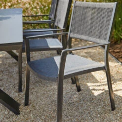 Design Tuinstoel Aluminium -Meubelverkoop hartman lea rope design tuinstoel aluminium 08