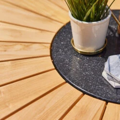 Grote Ronde Tuintafel Teak -Meubelverkoop hartman provence grote ronde tuintafel teak 02