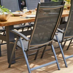 Verstelbare Tuinstoel -Meubelverkoop hartman salvatore verstelbare tuinstoel alu grijs 04 1