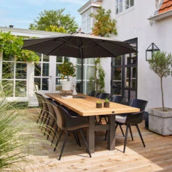 Zweefparasol Rond 8 Zweefparasol Rond -Meubelverkoop hartman shadowflex zweefparasol vierkant 350 cm antraciet 02 1