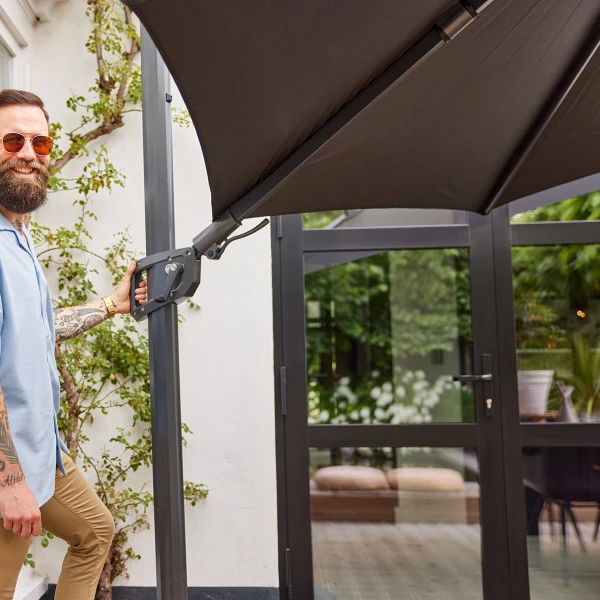 Zweefparasol Rond 6 Zweefparasol Rond - Afbeelding 4