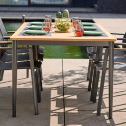 Moderne Tuintafel Teak