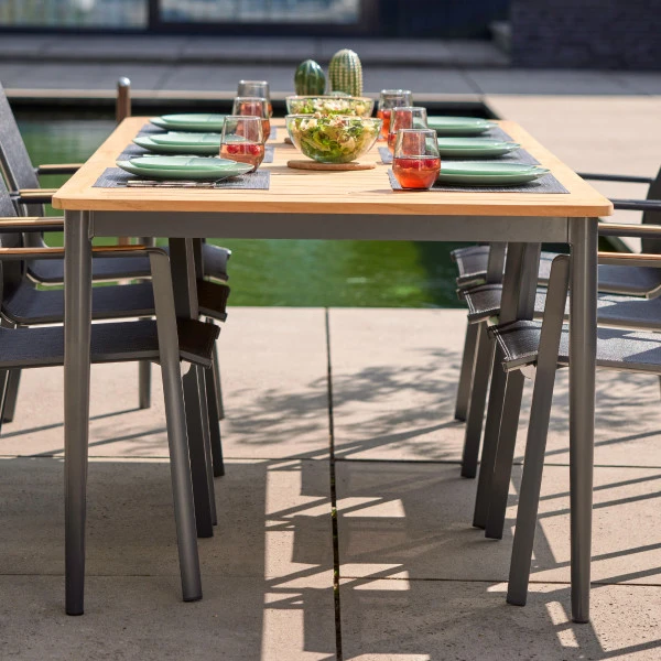 Moderne Tuintafel Teak 3 Moderne Tuintafel Teak