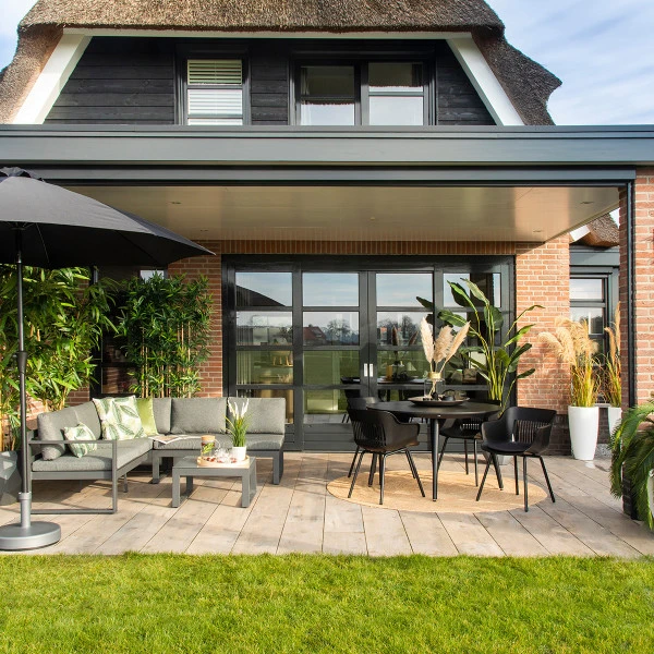 Ronde Tuintafel HPL 5 Ronde Tuintafel HPL - Afbeelding 3