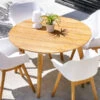 Ronde Tuintafel Teakhout