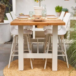 Barstoel Voor Buiten -Meubelverkoop hartman sophie wave barkruk buiten wit 04 1