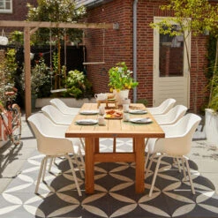 Robuuste Tuintafel Teakhout -Meubelverkoop hartman sophie yasmani robuuste tuintafel teakhout 180 cm 03 1