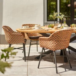 Ovale Tuintafel Spinpoot -Meubelverkoop hartman stephanie ovale tuintafel spinpoot 04