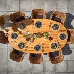 Ovale Tuintafel Spinpoot