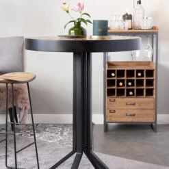 Hoge Ronde Bartafel -Meubelverkoop hoge ronde bartafel maze lumz home 01