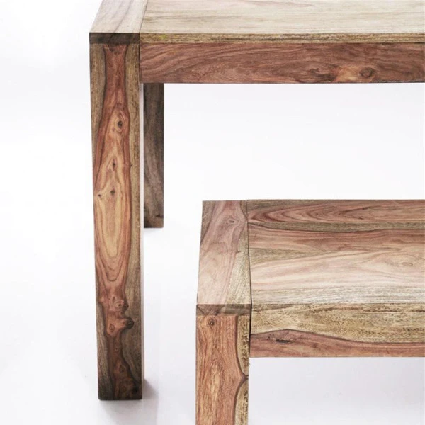 Sheesham Eettafel 5 Sheesham Eettafel - Afbeelding 3