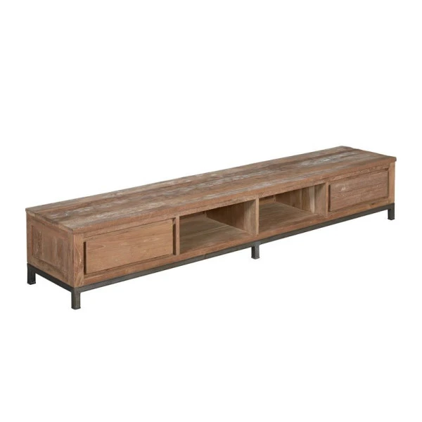 Houten Tv-meubel 220 Cm 4 Houten Tv-meubel 220 Cm - Afbeelding 2