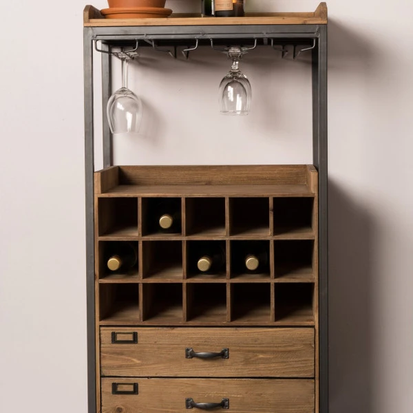 Houten Wijnkast 5 Houten Wijnkast - Afbeelding 3