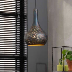 Industriele Zwartbruine Hanglamp