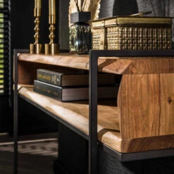 Kaptafel Van Hout En Metaal -Meubelverkoop kaptafel van hout en metaal edge giani 03