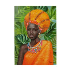 Schilderij Afrikaanse Vrouw