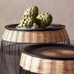 Afrikaanse Salontafel Set -Meubelverkoop kare design african drums afrikaanse salontafelset 13