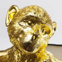 Aaplamp Goud Met Zwart 14 Aaplamp Goud Met Zwart -Meubelverkoop kare design animal aaplamp goudkleurig 61961 002