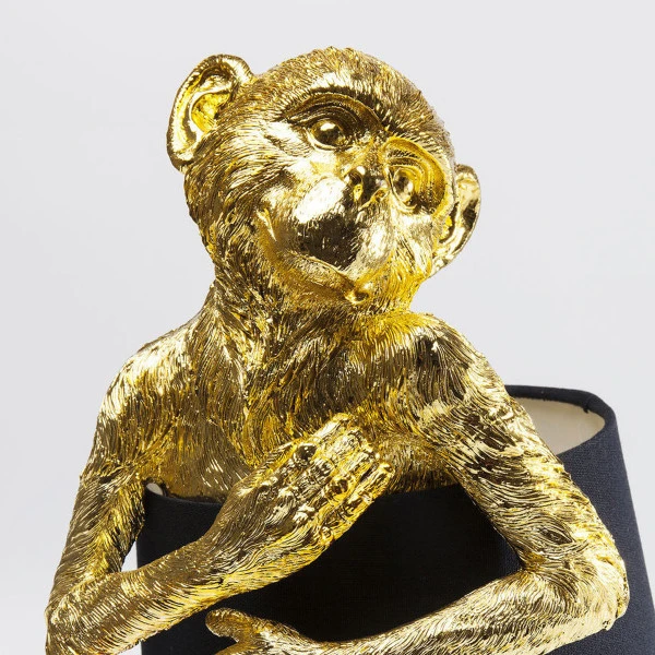 Aaplamp Goud Met Zwart 7 Aaplamp Goud Met Zwart - Afbeelding 5