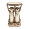 Bijzettafeltje Stokstaartjes -Meubelverkoop kare design animal bijzettafeltje stokstaartjes 01