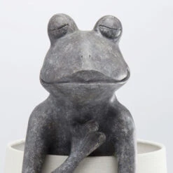 Kikkerfiguur Tafellamp Grijs -Meubelverkoop kare design animal kikkerfiguur bureaulamp 61600 002