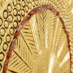 Gouden Wanddecoratie Houtsnijwerk -Meubelverkoop kare design art geometric circle gold gouden wanddecoratie houtsnijwerk 05