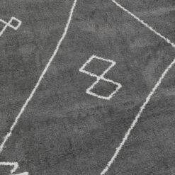 Grijs Design Vloerkleed -Meubelverkoop kare design art signs grijs design vloerkleed 03