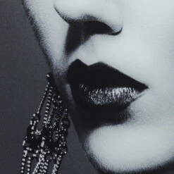 Glas Schilderij Zwart-wit Portret 14 Glas Schilderij Zwart-wit Portret -Meubelverkoop kare design beauty lady glas schilderij zwart wit portret 03