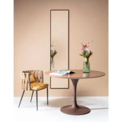 Smalle Spiegel Zwart 180x30 Cm -Meubelverkoop kare design bella smalle spiegel zwart 180x30 cm 04