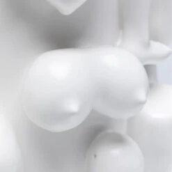 Witte Design Vaas -Meubelverkoop kare design body parts witte design vaas 05