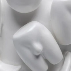 Witte Design Vaas -Meubelverkoop kare design body parts witte design vaas 06