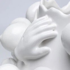 Witte Design Vaas -Meubelverkoop kare design body parts witte design vaas 07