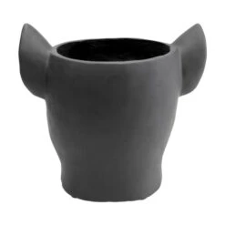 Bulldog Plantenbak Zwart -Meubelverkoop kare design bulldog black bulldog plantenbak zwart 04