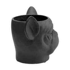 Bulldog Plantenbak Zwart -Meubelverkoop kare design bulldog black bulldog plantenbak zwart 05