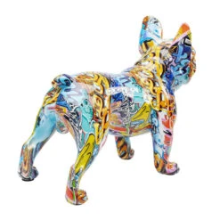 Kleurrijk Bulldog Beeld -Meubelverkoop kare design bully bulldog kleurrijk bulldog beeld 03